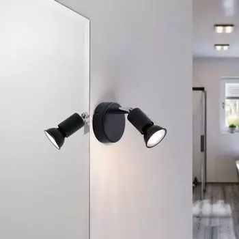 Paulmann Carolina 8 см антрацит 1 луковица, серый