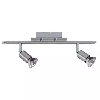Paulmann Spotlights Georgia балки 2x50W GU10 матовое железо 230В металл, серебро