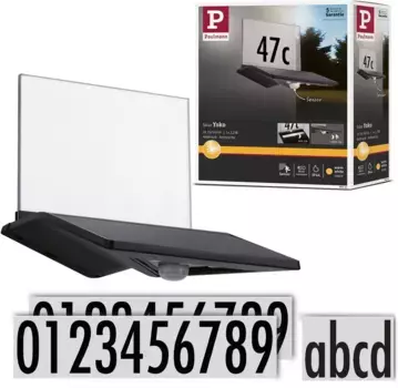 Paulmann Светодиодный настенный светильник для наружного освещения "Yoko" Высота: 18 см, цвет anthrazit