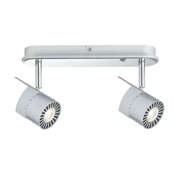 Paulmann Точечные светильники Power LED bar 2x10Вт матовый хром 230В металл, серебро