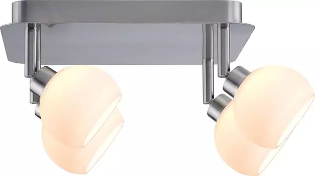 Paulmann Точечные светильники Wolbi Rondell 4x3W матовое железо/белый 230В металл/стекло2000 г.