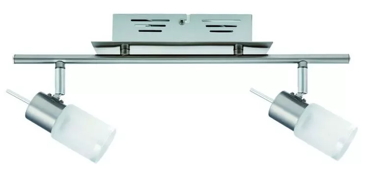 Paulmann Точечные светильники ZyLed балки 2x3Вт матовое железо 230В/12В металл/стекло, серебро