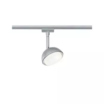 Paulmann URail LED одноточечный Hemi хром матовый 10 см 5 Вт, серебро
