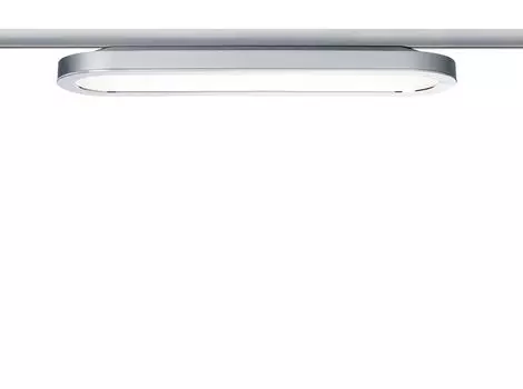 Paulmann URail LED Panel Loop 38 x 11 см, теплый белый, серебро