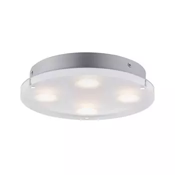 Paulmann WallCeiling DL круглый Minor IP44 LED 18Вт 230мм Сатин 230В Акрил6477, серебро
