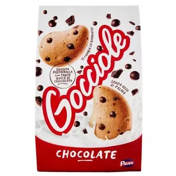 PAVESI Gocciole Chocolate - Печенье с шоколадной крошкой 500г х 6 уп. sarcia.eu