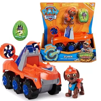 Paw Patrol 3in1 Zuma Dino Rescue Vehicle Автомобиль Автомобиль + динозавр-сюрприз Spin Master