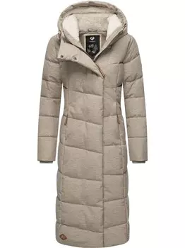 Павла длинное зимнее пальто Ragwear, коричневый