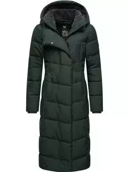 Павла длинное зимнее пальто Ragwear, зеленый