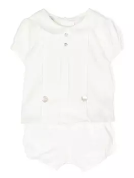 Paz Rodriguez комбинезон с объемными рукавами, белый