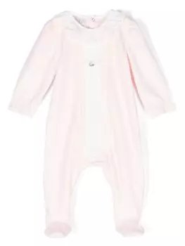 Paz Rodriguez пижама с аппликацией бантом, розовый