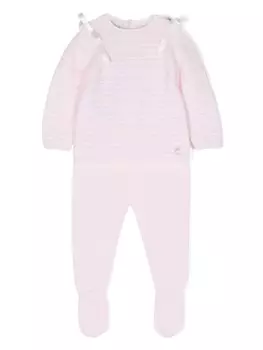 Paz Rodriguez пижамный комплект тонкой вязки, розовый