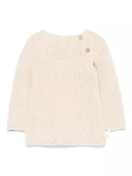 Paz Rodriguez свитер в мелкую точку, нейтральный цвет