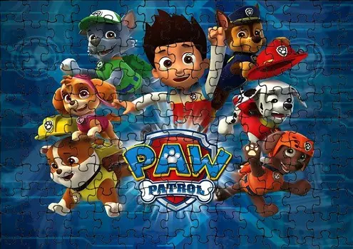 Пазл 110 шт: Щенячий патруль + Сумка с принтом bez marki