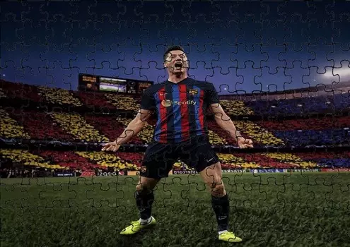 Пазл 120 деталей: Barc elona Rl9 + Сумка с принтом bez marki