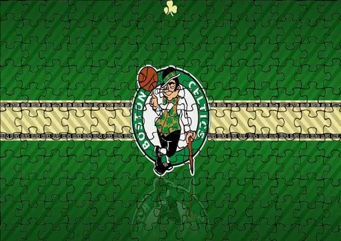 Пазл 120 деталей: Nba Boston Celtics + Сумка с принтом bez marki