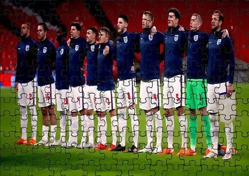 Пазл 192 детали: Англия Катар + Сумка с принтом bez marki