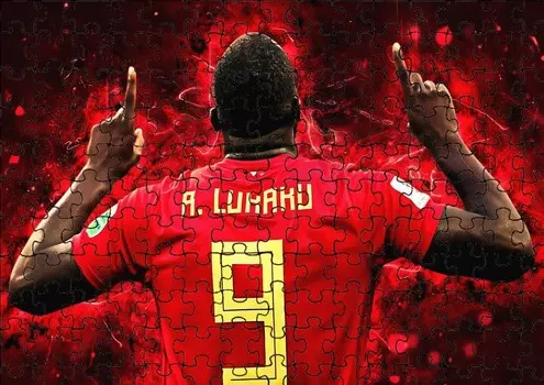 Пазл 192 детали: Интер Лукаку + Сумка с принтом bez marki