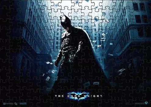 Пазл 192 детали: Мстители Бэтмен + Сумка с принтом bez marki