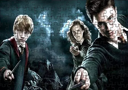 Пазл 192 детали: Волшебная магия + Сумка с принтом bez marki