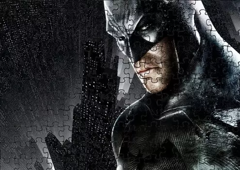 Пазл 35 деталей: Мстители Бэтмен + Сумка с принтом bez marki