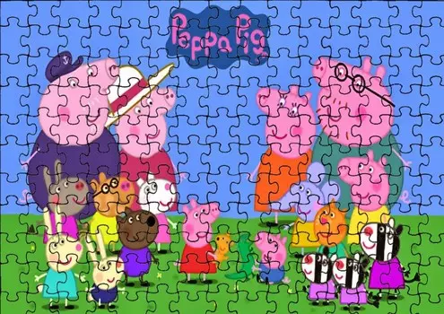 Пазл 35 деталей: Сказка для детей + Сумочка с принтом bez marki