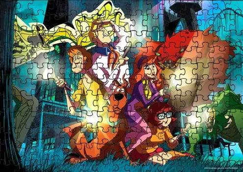 Пазл 35 деталей: Скуби Ду + Сумка с принтом bez marki