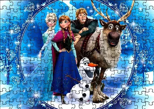 Пазл 35 шт: Для девочки-принцессы + Сумочка с принтом bez marki