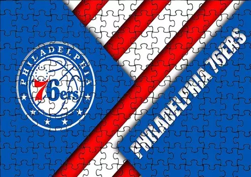 Пазл 70 шт: Nba 76Ers + Сумка с принтом bez marki