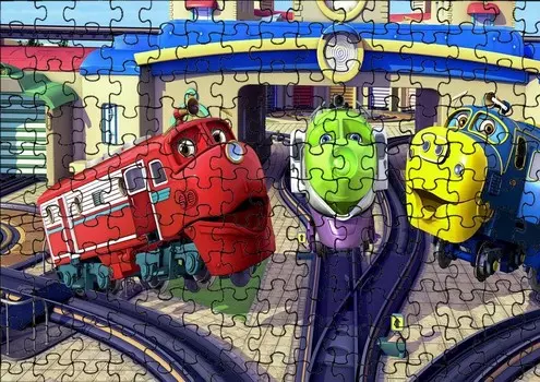 Пазл 70 шт: Станция + Сумка с принтом bez marki