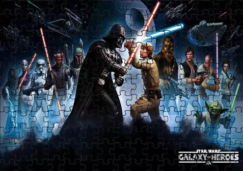 Пазл 70 шт: Звездные войны + Сумка с принтом bez marki