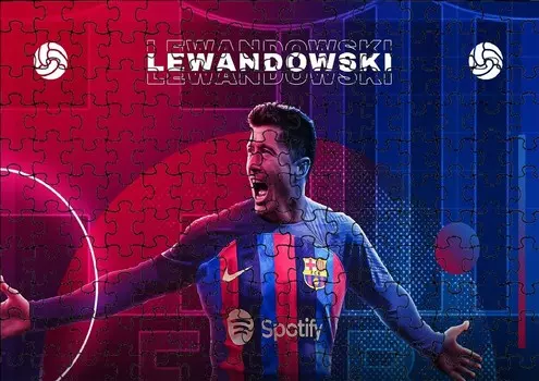 Пазл 96 деталей: Barc elona Rl9 + Сумка с принтом bez marki