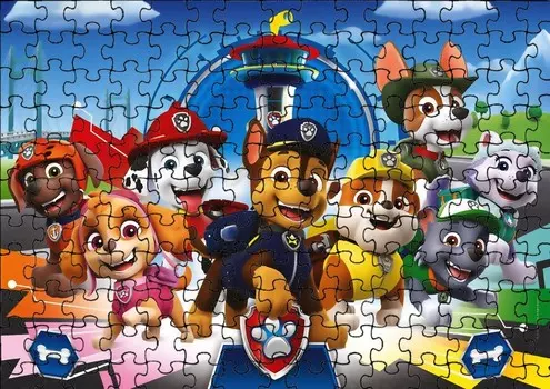 Пазл 96 деталей: Щенячий патруль + Сумка с принтом bez marki