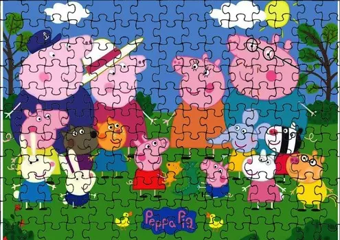 Пазл 96 деталей: Сказка для детей + Сумочка с принтом bez marki