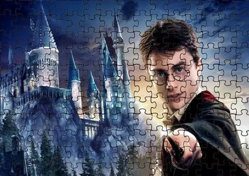 Пазл 96 деталей: Волшебная магия + Сумка с принтом bez marki