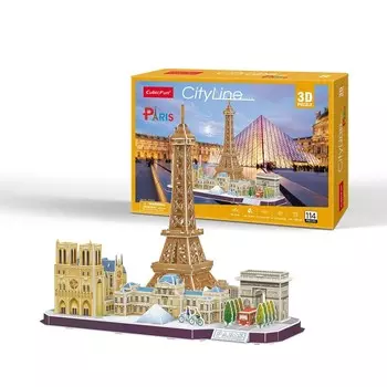 Пазл Cubic Fun, 3D City Line Paris