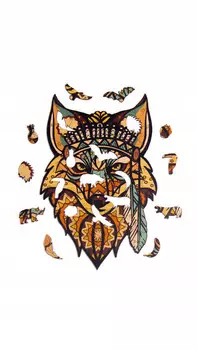 Пазл деревянный ЭКО 65 Лесная Лиса А4 PuzA4-00708 Inna marka