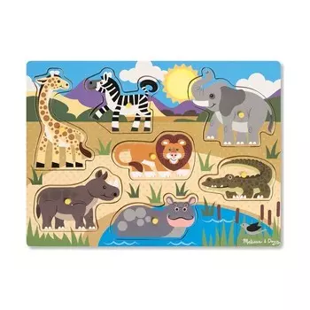 Пазл деревянный Melissa&Doug Сафари
