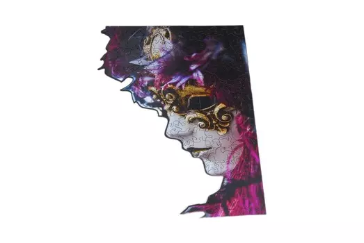 Пазл деревянный Премиум ЭКО Маска Пазл 180 шт. Размер А3 Drewyan