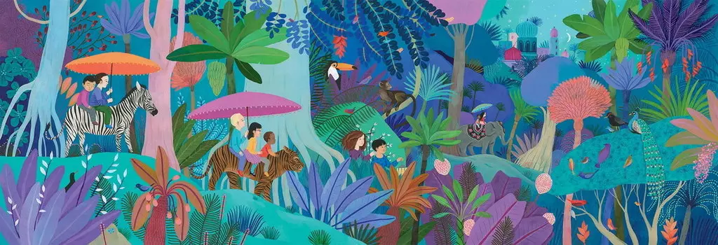 Пазл Детская прогулка Dj07607 Unilight