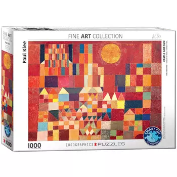 Пазл Eurographics Castle And Sun By Paul Klee, 1000 шт.