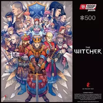 Пазл, Good Loot, Игровой пазл, The Witcher Northern Realms, 500 шт.