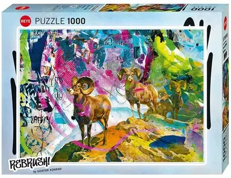 Пазл Heye Big Horns от Gunter Konrad 1000 деталей