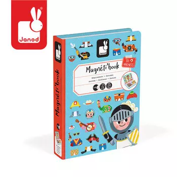 Пазл Janod, Магнитная книга Костюмы