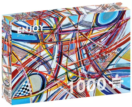 Пазл, Кривые линии, 1000 шт. Enjoy