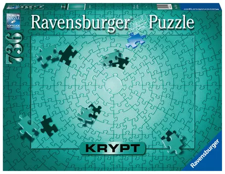 Пазл Ravensburger, 2D, Крипт, Мятный, 736 шт.