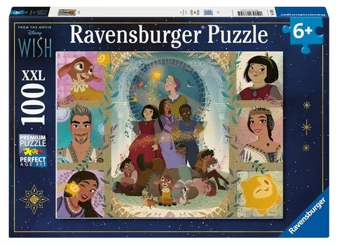 Пазл Ravensburger, 2D, XXL, Disney Wish, 100 шт.