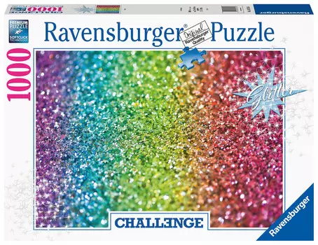 Пазл Ravensburger, Challenge, Glitter, 1000 шт.
