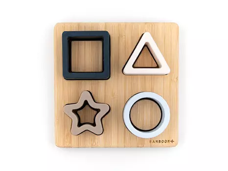 Пазл силиконовый синий 4м+ БАМБУМ Bamboom