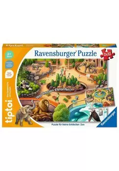 Пазл TIPTOI FR KLEINE ENTDECKER ZOO Ravensburger, цвет mehrfarbig